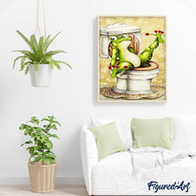 Carica l'immagine nel visualizzatore di Gallery, Diamond Painting - Rana In Bagno