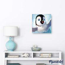 Carica l'immagine nel visualizzatore di Gallery, Diamond Painting - Cucciolo Di Pinguino