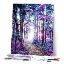 Carica l'immagine nel visualizzatore di Gallery, Diamond Painting - Foresta Colorata