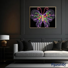 Carica l'immagine nel visualizzatore di Gallery, Diamond Painting - Farfalla Astratta