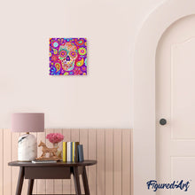 Carica l'immagine nel visualizzatore di Gallery, Diamond Painting - Teschio Psichedelico