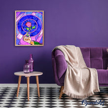 Carica l'immagine nel visualizzatore di Gallery, Diamond Painting - Vetro Macchiato Di Rosa