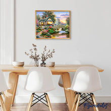 Carica l'immagine nel visualizzatore di Gallery, Diamond Painting - Casa Accogliente E Fiori