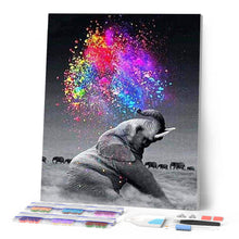 Carica l'immagine nel visualizzatore di Gallery, Diamond Painting - Elefante E Colori