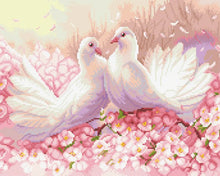 Carica l'immagine nel visualizzatore di Gallery, Diamond Painting - Coppia di colombe