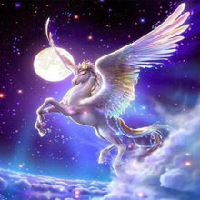 Carica l'immagine nel visualizzatore di Gallery, Diamond Painting - Unicorno E Luna