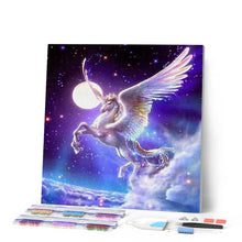 Carica l'immagine nel visualizzatore di Gallery, Diamond Painting - Unicorno E Luna