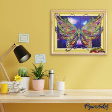 Carica l'immagine nel visualizzatore di Gallery, Diamond Painting - Farfalla E Cashmere