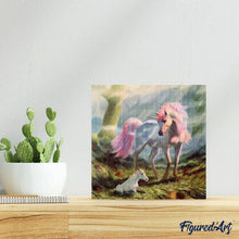 Carica l'immagine nel visualizzatore di Gallery, Diamond Painting - Unicorno E Bambino