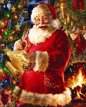 Carica l'immagine nel visualizzatore di Gallery, Diamond Painting - Babbo Natale E La Lista Dei Regali