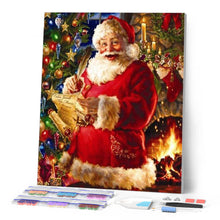 Carica l'immagine nel visualizzatore di Gallery, Diamond Painting - Babbo Natale E La Lista Dei Regali