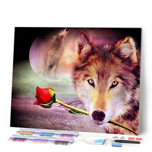 Carica l'immagine nel visualizzatore di Gallery, Diamond Painting - Lupo Romantico