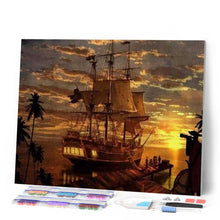 Carica l'immagine nel visualizzatore di Gallery, Diamond Painting - Nave Pirata