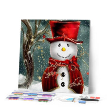 Carica l'immagine nel visualizzatore di Gallery, Diamond Painting - Pupazzo Di Neve Sorridente