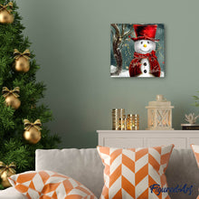Carica l'immagine nel visualizzatore di Gallery, Diamond Painting - Pupazzo Di Neve Sorridente