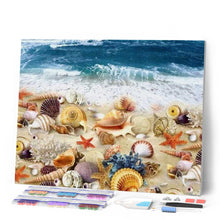 Carica l'immagine nel visualizzatore di Gallery, Diamond Painting - Spiaggia E Crostacei