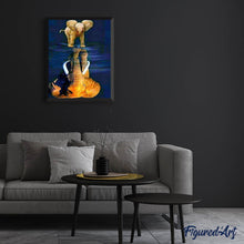 Carica l'immagine nel visualizzatore di Gallery, Diamond Painting - L'Elefante E Il Suo Riflesso