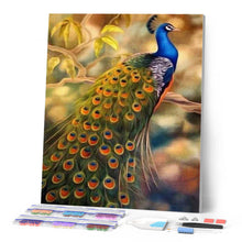 Carica l'immagine nel visualizzatore di Gallery, Diamond Painting - Pavone Femmina
