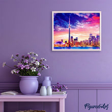 Carica l'immagine nel visualizzatore di Gallery, Diamond Painting - Panorama di una grande città