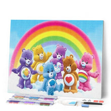 Carica l'immagine nel visualizzatore di Gallery, Diamond Painting - Orsi E Arcobaleno