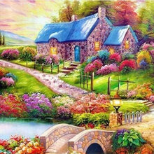 Carica l'immagine nel visualizzatore di Gallery, Diamond Painting - Casa Di Campagna Colorata