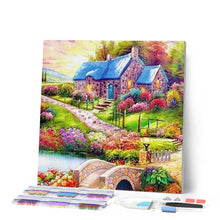 Carica l'immagine nel visualizzatore di Gallery, Diamond Painting - Casa Di Campagna Colorata