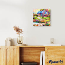 Carica l'immagine nel visualizzatore di Gallery, Diamond Painting - Casa Di Campagna Colorata