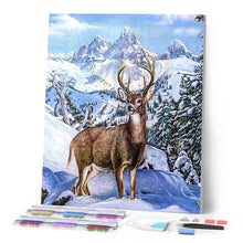 Carica l'immagine nel visualizzatore di Gallery, Diamond Painting - Cervo in alta montagna