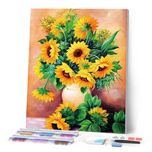Carica l'immagine nel visualizzatore di Gallery, Diamond Painting - Vaso Di Girasoli
