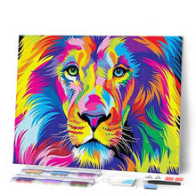 Carica l'immagine nel visualizzatore di Gallery, Diamond Painting - Leone Pop- Art 2