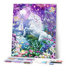 Carica l'immagine nel visualizzatore di Gallery, Diamond Painting - L'unicorno e le fate