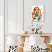Carica l'immagine nel visualizzatore di Gallery, Diamond Painting - Cane con grandi orecchie