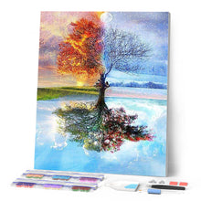 Carica l'immagine nel visualizzatore di Gallery, Diamond Painting - Albero 4 Stagioni Classico