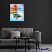 Carica l'immagine nel visualizzatore di Gallery, Diamond Painting - Albero 4 Stagioni Classico