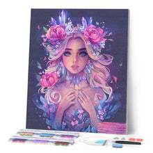 Carica l'immagine nel visualizzatore di Gallery, Diamond Painting - Giovane Ragazza Romantica