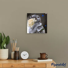 Carica l'immagine nel visualizzatore di Gallery, Diamond Painting - Gatto E Rosa Bianca