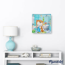 Carica l'immagine nel visualizzatore di Gallery, Diamond Painting - Gatto In Bagno