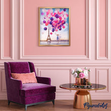 Carica l'immagine nel visualizzatore di Gallery, Diamond Painting - Parigi E Palloncini