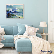 Carica l'immagine nel visualizzatore di Gallery, Diamond Painting - Onde Oceaniche