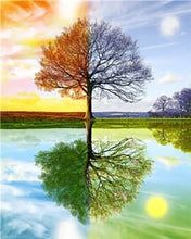 Carica l'immagine nel visualizzatore di Gallery, Diamond Painting - Albero Delle 4 Stagioni 2