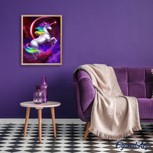 Carica l'immagine nel visualizzatore di Gallery, Diamond Painting - Unicorno Ed Eclissi