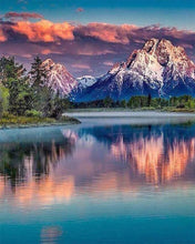 Carica l'immagine nel visualizzatore di Gallery, Diamond Painting - Lago E Paesaggio Di Montagna