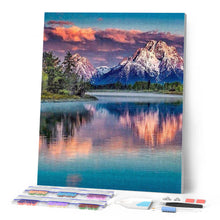 Carica l'immagine nel visualizzatore di Gallery, Diamond Painting - Lago E Paesaggio Di Montagna