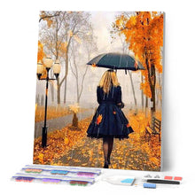 Carica l'immagine nel visualizzatore di Gallery, Diamond Painting - Donna Sotto La Pioggia