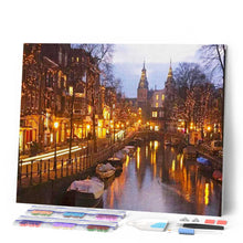 Carica l'immagine nel visualizzatore di Gallery, Diamond Painting - Barche sul Canale