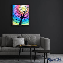 Carica l'immagine nel visualizzatore di Gallery, Diamond Painting - Albero e Arcobaleno