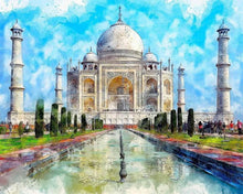 Carica l'immagine nel visualizzatore di Gallery, Diamond Painting - Taj Mahal a colori