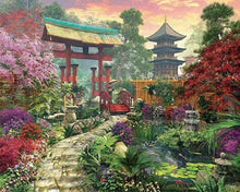 Carica l'immagine nel visualizzatore di Gallery, Diamond Painting - Giardino che porta al tempio