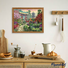Carica l'immagine nel visualizzatore di Gallery, Diamond Painting - Giardino che porta al tempio