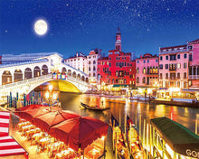 Carica l'immagine nel visualizzatore di Gallery, Diamond Painting - Fiume che attraversa il centro città